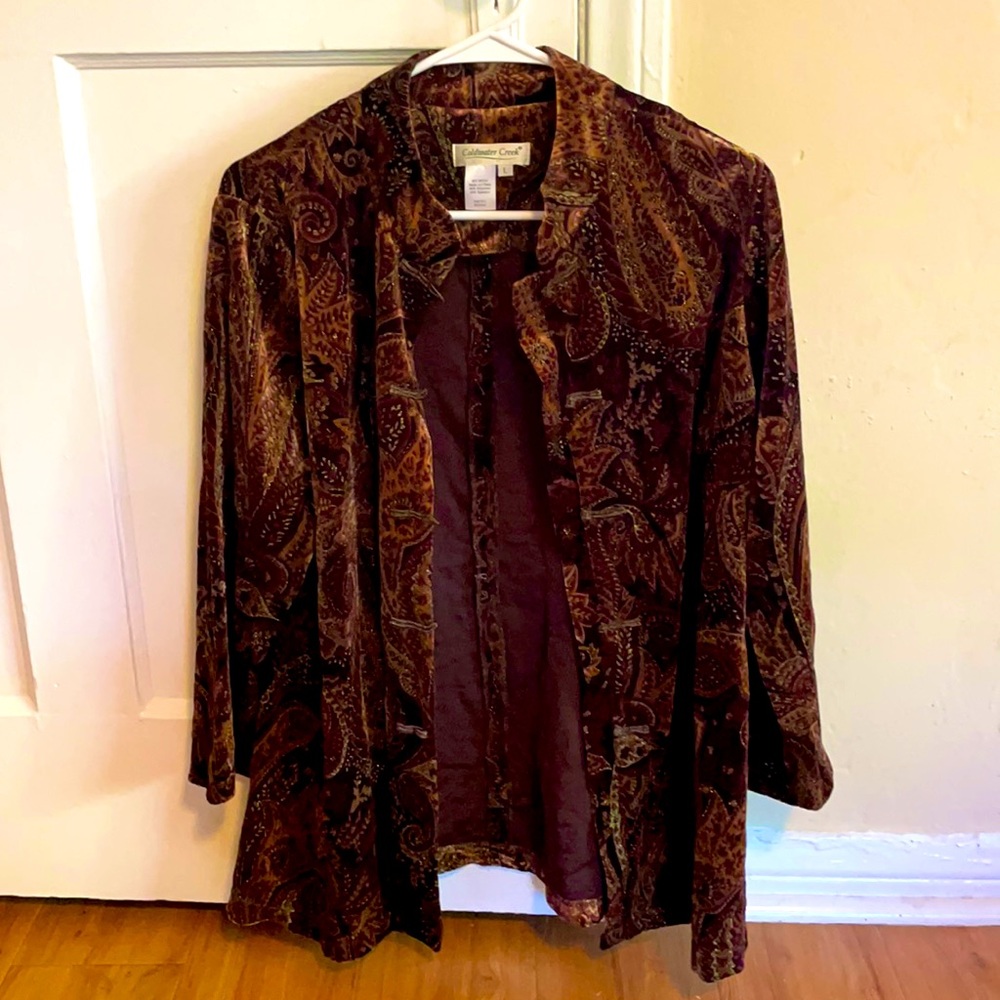 Velvet Paisley Stevie Nicks Jacket